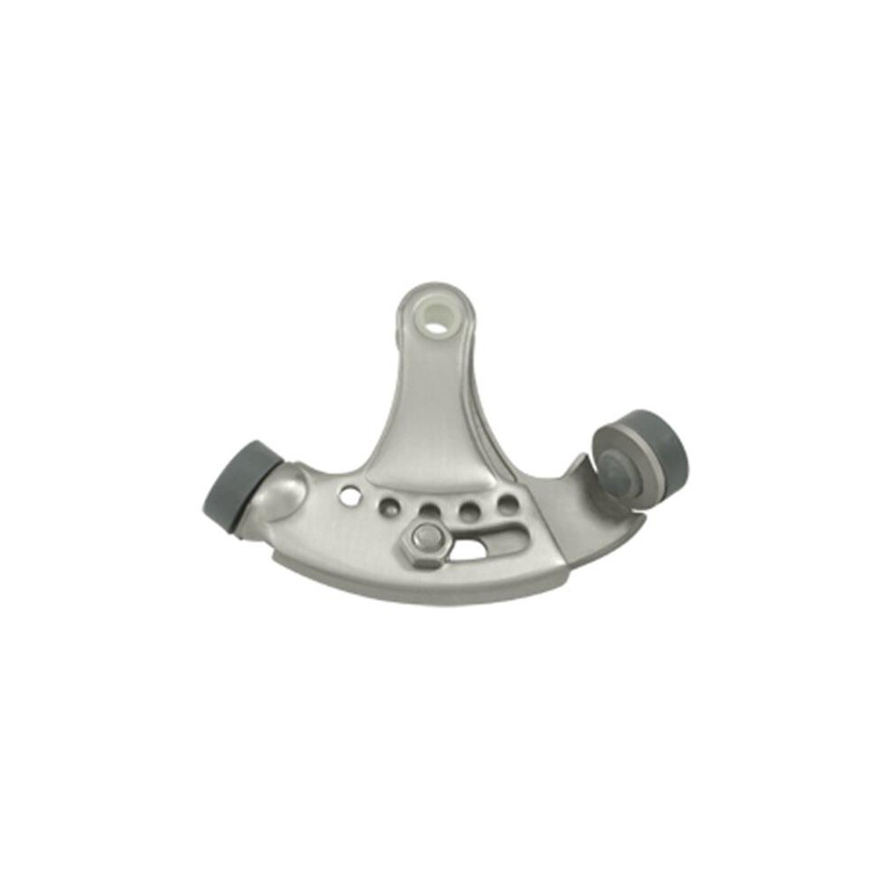 Adjustable Hinge Mounted Pin Stop, Satin Nickel - Solid 723902226537