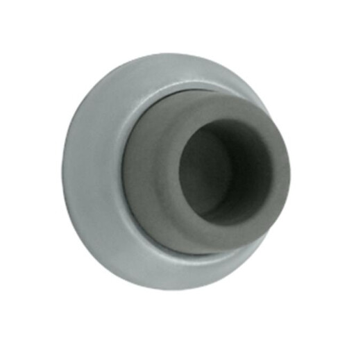 1.87 in. Diameter Flush Bumper, Satin Chrome - Solid