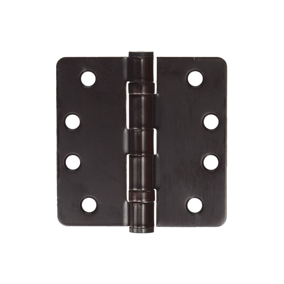 4 X 4 X 0.25 In. Radius Hinge Heavy Duty Steel - Oil Rubbed Bronze 723902240779