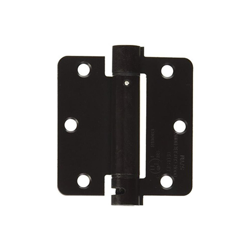 3.5 X 3.5 X 0.25 In. Spring Hinge Steel - Oil Rubbed Bronze 753153392309