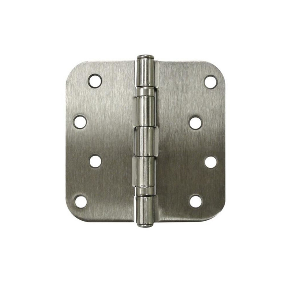 4 X 4 X 0.62 In. Radius Ball Bearings Hinge, Satin Nickel - Steel - Pack Of 2 753153388463