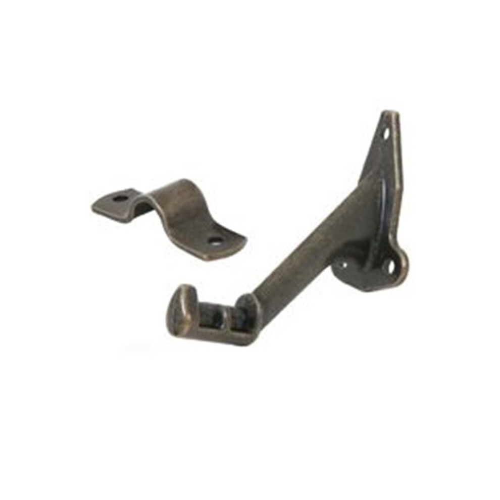 830130 Handrail Bracket - Antique Brass 747216221903