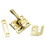 Casement Window Lock - Polished Brass 1