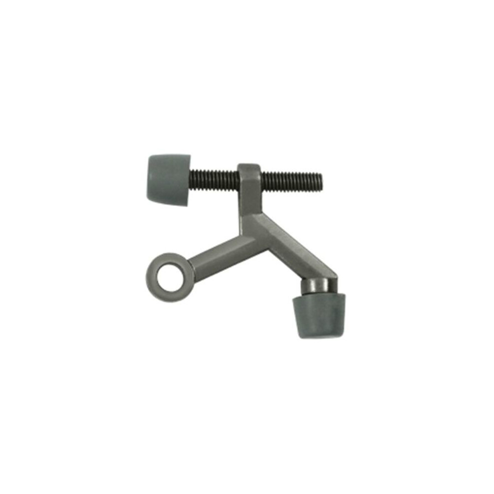 Hinge Mounted Pin Stop, Antique Nickel - Zinc Die-Cast 723902228135