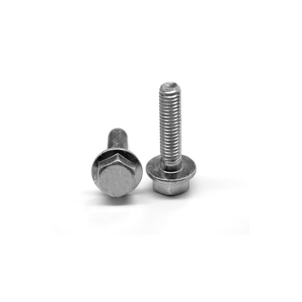 0.5-13 X 2 Coarse Threaded Grade 8 Hex Flange Screw, Alloy Steel - Yellow Zinc Plated - 200 Piece 654204980059