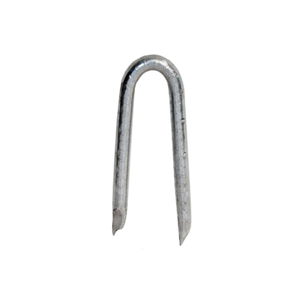 461297 1.25 In. Hot Dipped Galvanized Fence Staple 723902270738