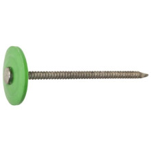 461442 1.25 in. Galvanized Plastic Cap Roofing Nail, 2k Pack