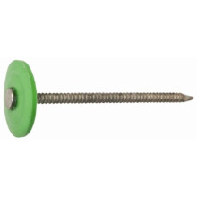 461441 1.25 in. Galvanized Plastic Cap Roofing Nail, 250 Count