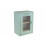 Rubberwood Kitchen Mint Green Egg Holder Cabinet Cupboard Storage Window Mesh 2