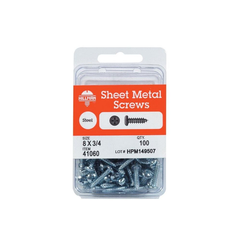 41072 10 X 0.75 In. Phillips Pan Head Sheet Metal Screw- Pack Of 5 654204820744