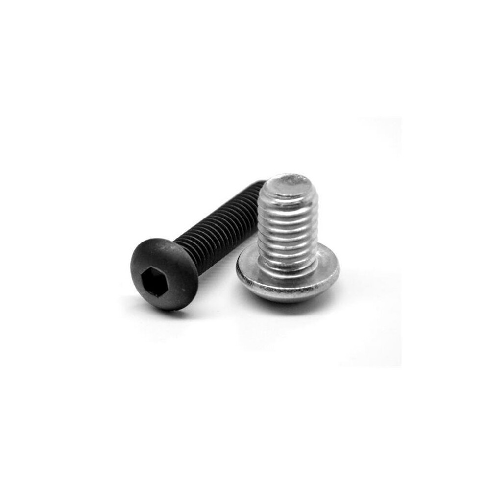 0.31 in. -18 x 1 in. - FT Coarse Thread Socket Button Head Cap Screw, Alloy Steel - Black Oxide - 1000 Piece-image-OPC-PWHKRB-NEW