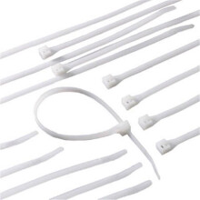 46-104 4 in. White Cable Tie, 100 Pack