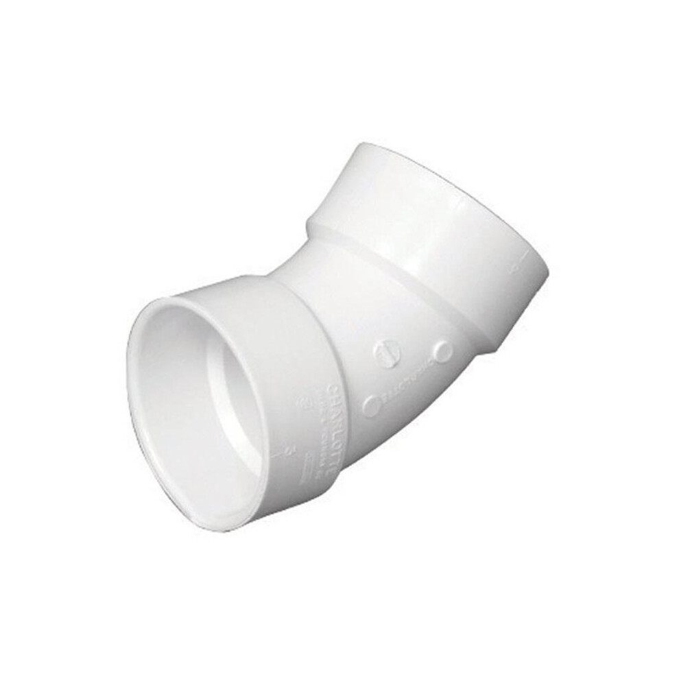 Charlotte Pipe & Foundry Pvc003211600ha Elbow 45 Deg Pvc Dwv 6 In. 654204813715