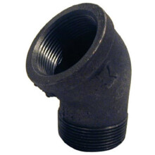 B-S4502 0.25 in. Black 45 Street Elbow
