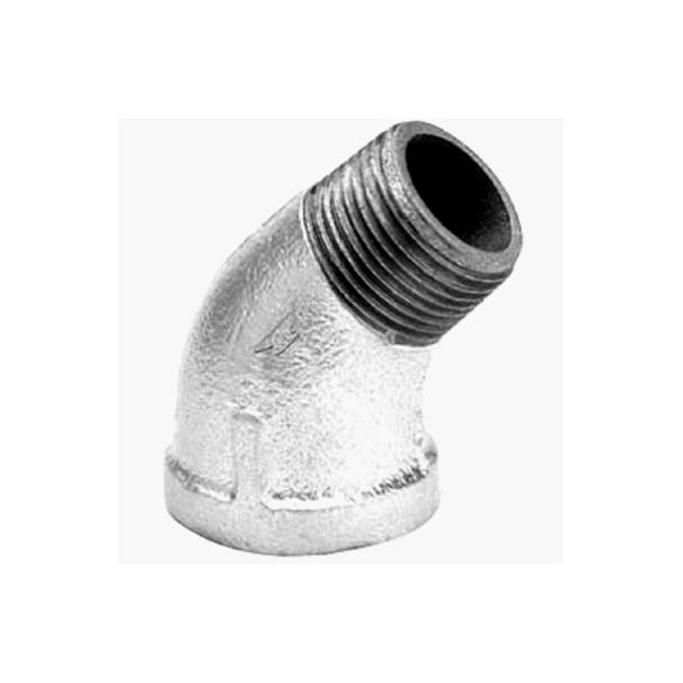 8700128500 .5 In. Malleable Iron Pipe Fitting Galvanized 45 Degree Street Elbow 723902297087
