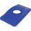 23 gal Recycling Bin Round Cutout Lid - Blue 1