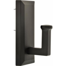 Hillman Fasteners 230038 25 lbs High & Mighty Rectangle Decorative Hook - Oil Rubbed Bronze, Large