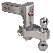 Trimax 4010228 6 in. Aluminum Adjustable Hitch with Dual Ball