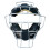Ultra Lightweight Umpire Face Mask, Silver 1
