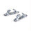4   Straight Chock - Chrome Plated Zinc - 1