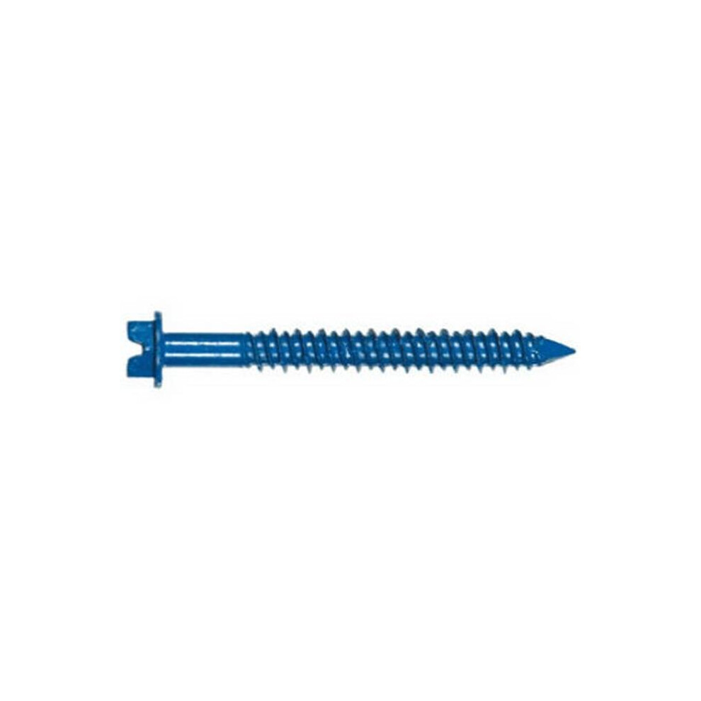 375289 0.19 X 2.75 In. Hex Washer Head Tapper Concrete Screw Anchor, 100 Pack 723902351062