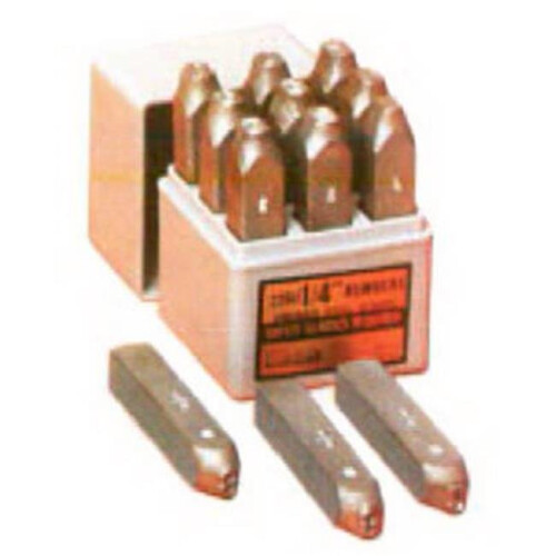 20683 0.13 in. Number Stamp Set, 9 Piece