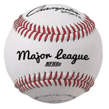3 in. Major League Baseball, White & Red - Pack of 12