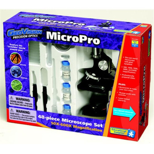 EDUCATIONAL INSIGHTS EI-5301 ECONOMY CLASSROOM MICROSCOPE SET-GR. 3 AND UP