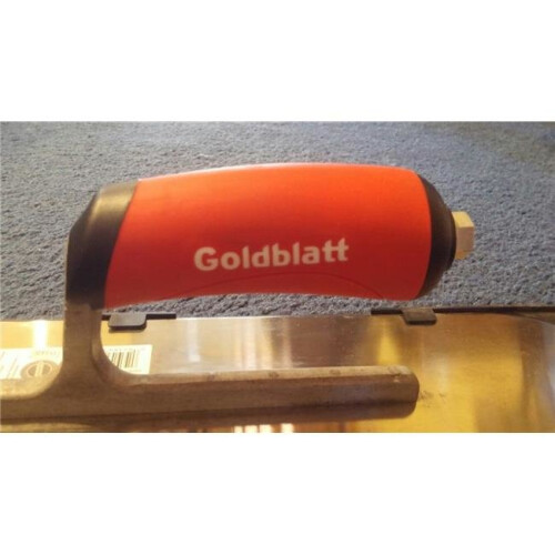 Goldblatt 242879 16 x 4.5 in. Stainless Steel, Professional Pool Trowel