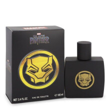 Marvel Black Panther Fragrance For Men Eau De Toilette EDT 3.4oz 100ml Cologne Spray Made in Spain By Air Val International Black and