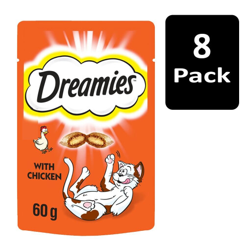 Dreamies DREAMIES Cat Treats With Chicken 8x60g 1