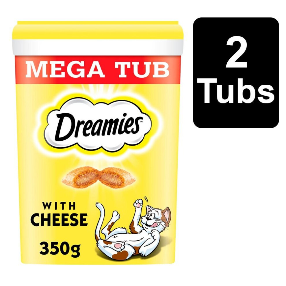 DREAMIES Cat Treats With Cheese 2x350g MegaTub