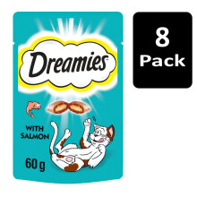 DREAMIES Cat Treats With Salmon 8x60g
