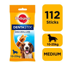 PEDIGREE DentaStix Medium Dog Dental Chews 28 Stick (Pack Of 4)