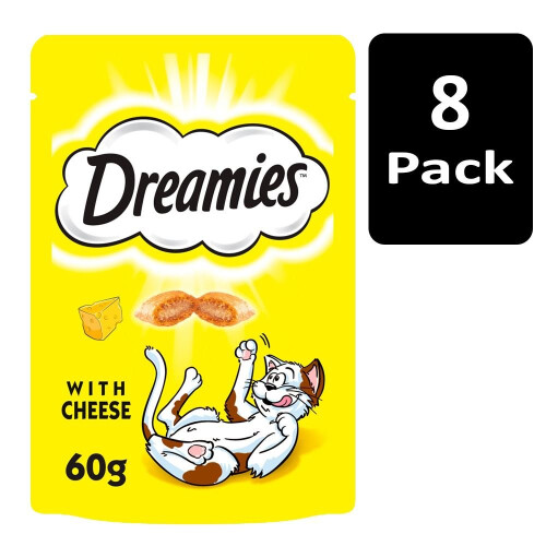 Dreamies DREAMIES Cat Treats With Cheese 8x60g