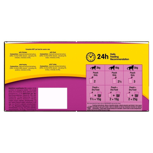 Whiskas Whiskas 7+ Cat Pouches | Poultry Selection in Jelly 80x100g 1