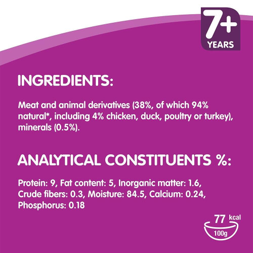 Whiskas Whiskas 7+ Cat Pouches | Poultry Selection in Jelly 80x100g 2