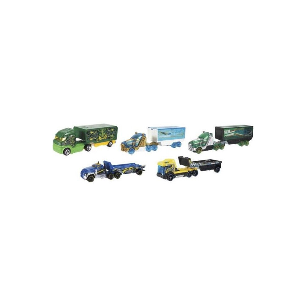 Mattel MTTBFM60 Hot Wheels Track Trucks Assortment&, Pack of 6