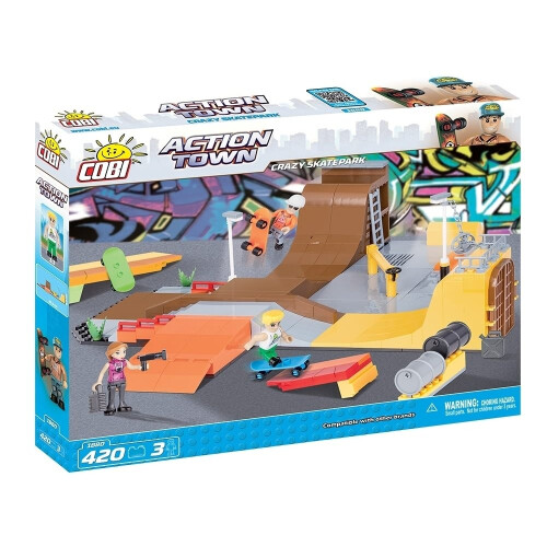 COB01880 - Cobi - Action Town - Crazy Skatepark (420 Pcs)