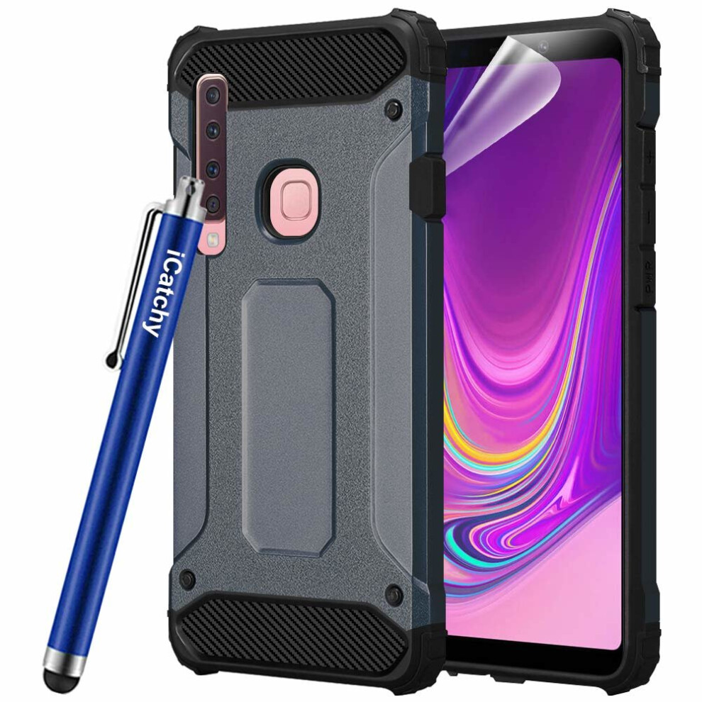 (Blue) For Galaxy A9-2018 Armor Shockproof Case Cover Blue 5056298099894