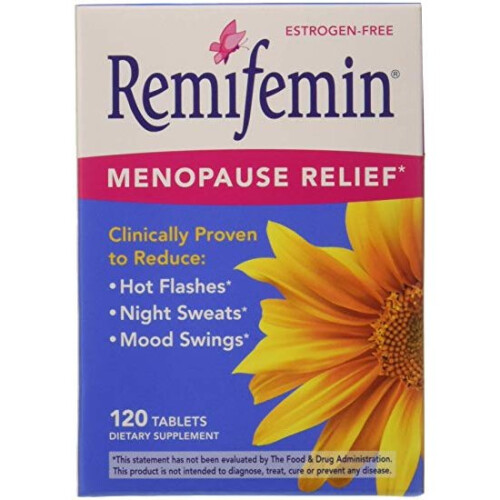 Enzymatic Therapy, Remifemin, Menopause Relief, 120 Tablets