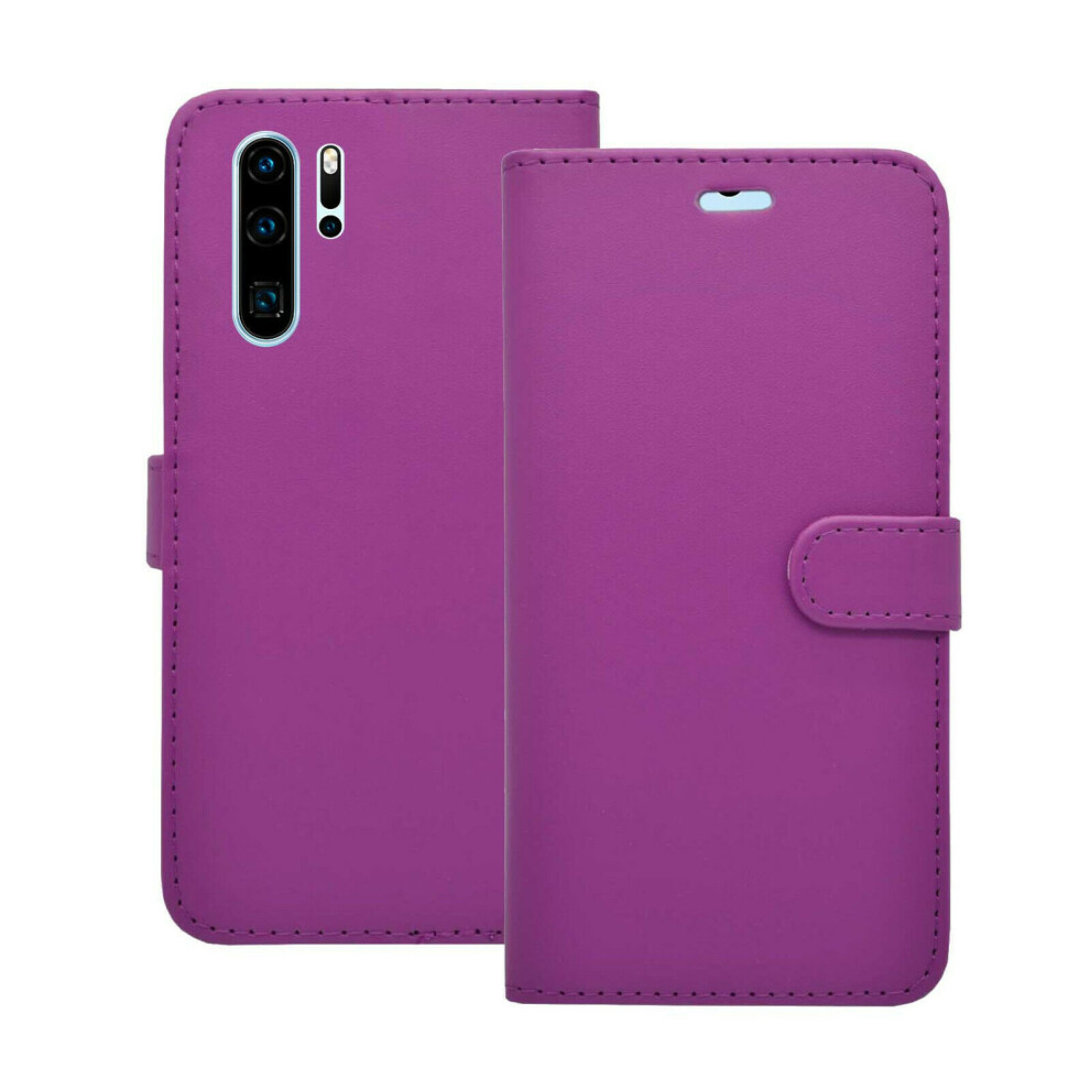 (Purple) Huawei P30 Pro Wallet Flip Stand Card Slot Case Purple 7625935474318
