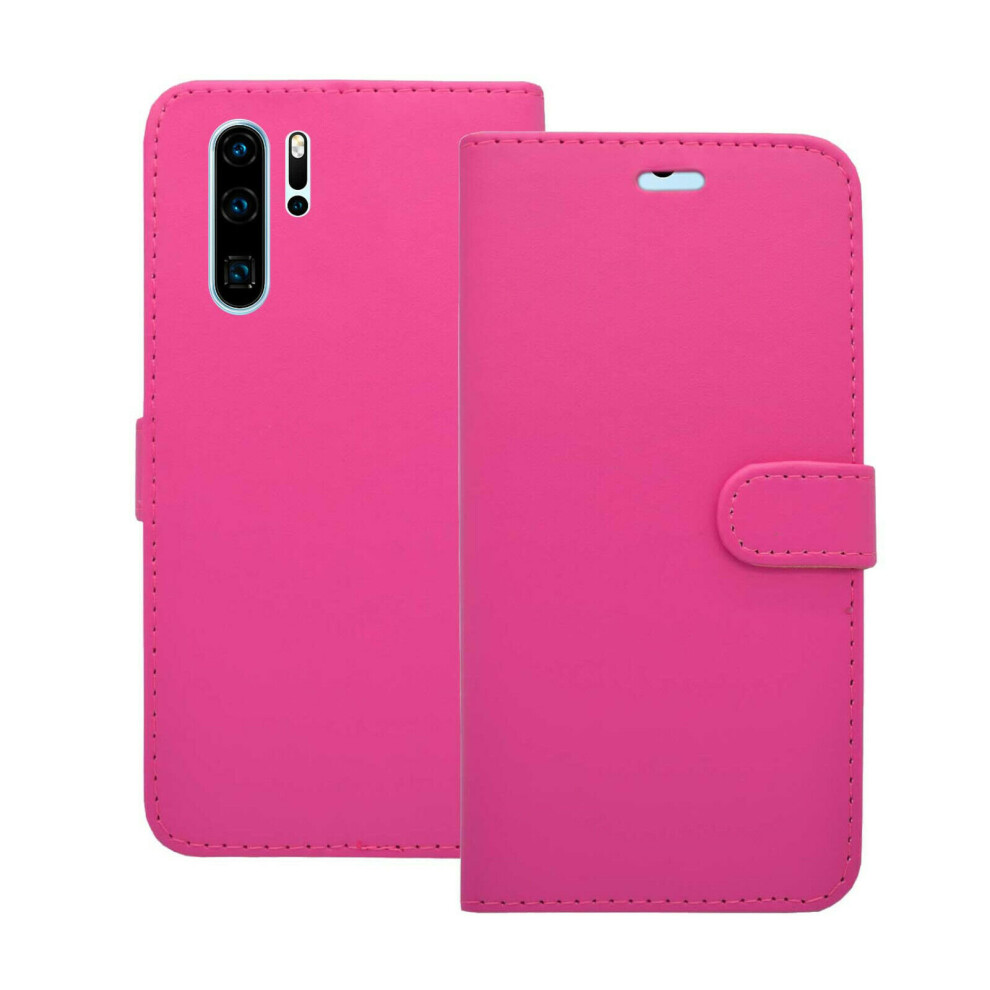 Huawei (Pink) P30 Pro Wallet Flip Stand Card Slot Case Pink