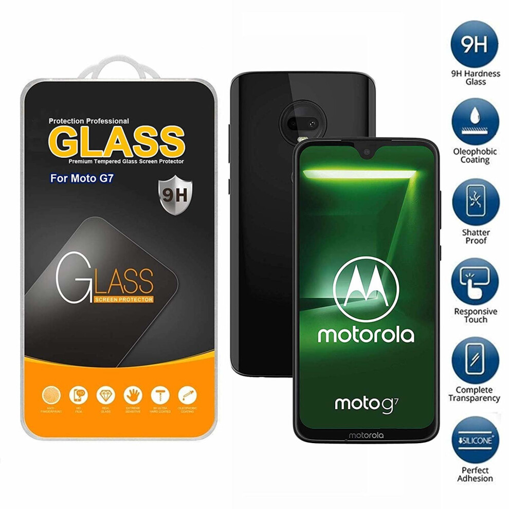 Screen Protector Tempered Glass For Motorola G7 7625936826772