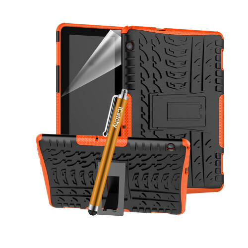 (Orange) For Mediapad T5 (10.1 Inch) 2018 Shock Proof Case
