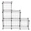 Homcom HOMCOM DIY 6 Cube Metal Wire Rack Interlocking Storage Cabinet Organiser Display 3