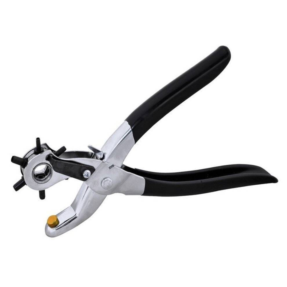 Revolving Punch Pliers For Punching Holes In Paper Plastic Leather Rolson 20839