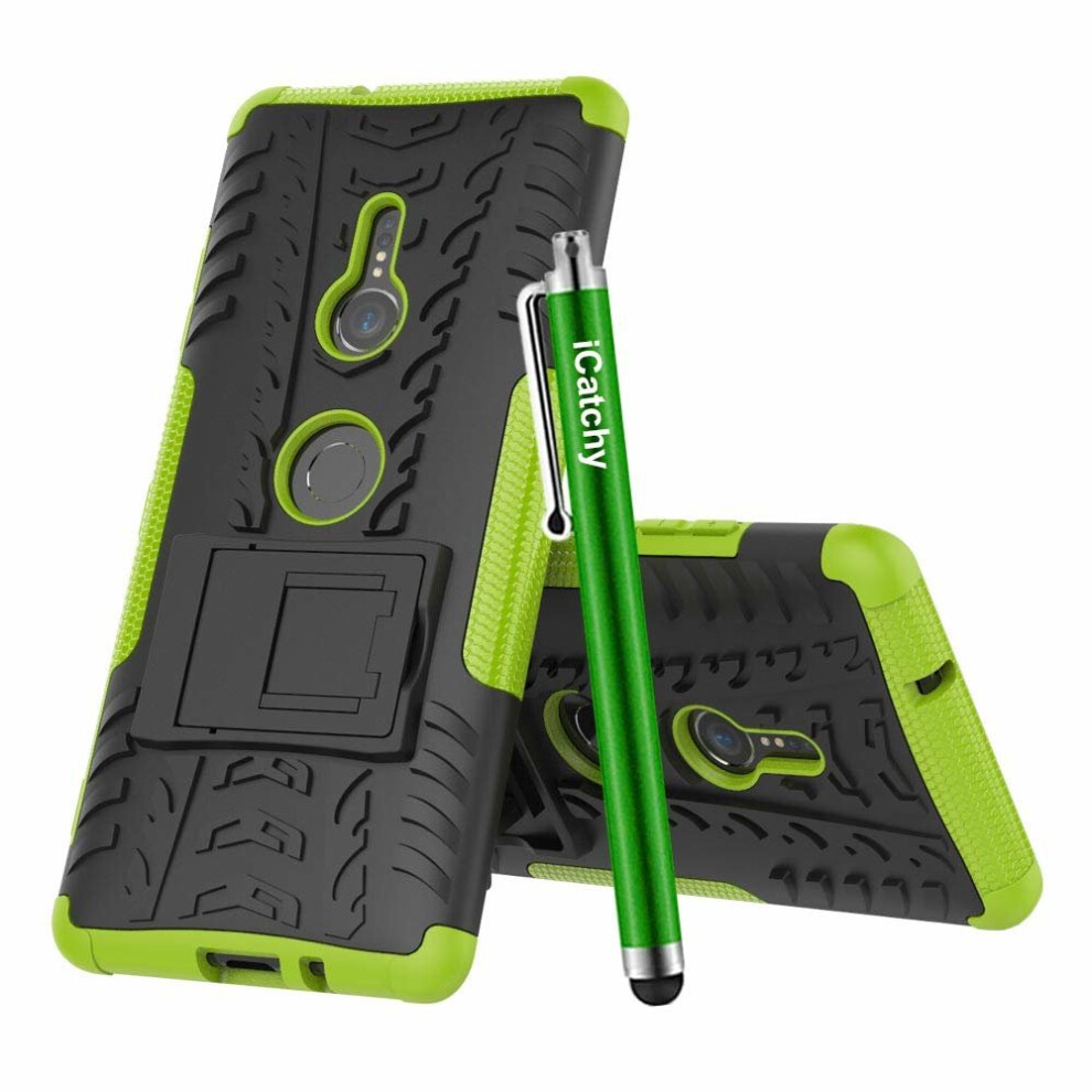 lime--for-sony-xperia-xz3-armour-shock-proof-case-cover