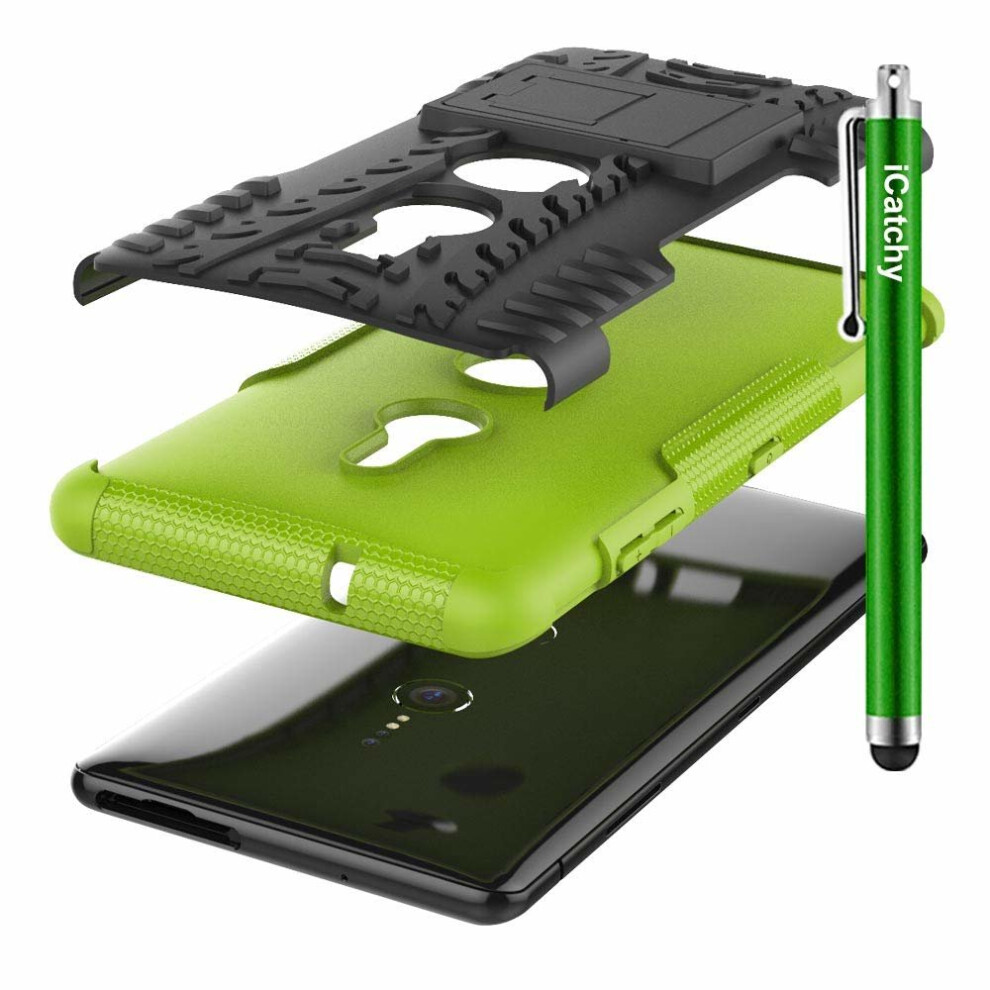 lime--for-sony-xperia-xz3-armour-shock-proof-case-cover