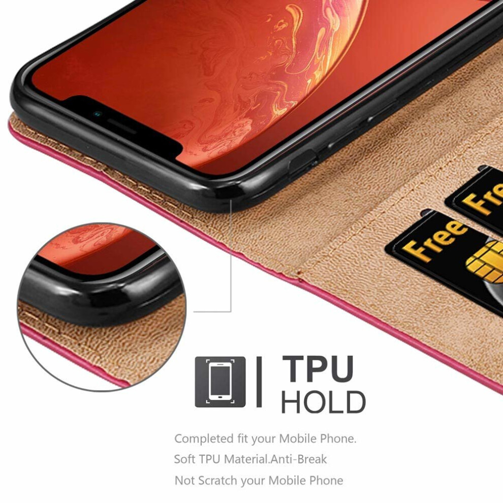 pink--for-iphone-xr-leather-wallet-flip-case-cover